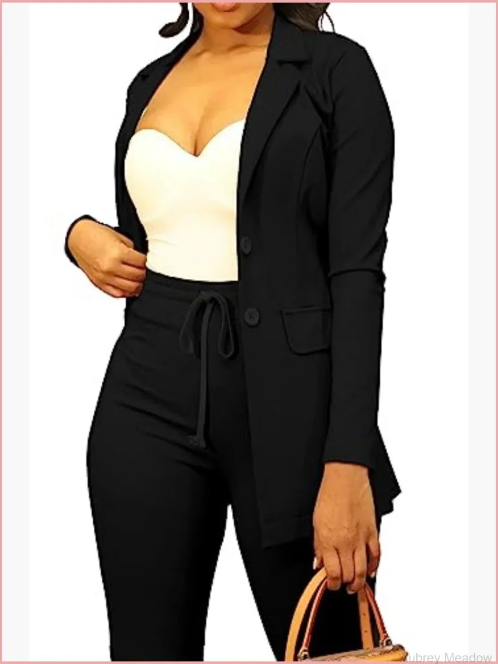 Casual Blazer Open Front Long Sleeve Work Business Suit Jacket Lightweight